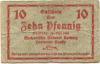 Reinerz (Bad) (heute: PL-Duszniki-Zdrój) - Hanke, Hermann, Mechanische Weberei - 15.5.1920 - 10 Pfennig