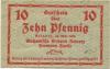 Reinerz (Bad) (heute: PL-Duszniki-Zdrój) - Hanke, Hermann, Mechanische Weberei - 15.5.1920 - 10 Pfennig