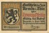 Remda (heute: Rudolstadt) - Stadt - 1.7.1921 - 20 Pfennig 