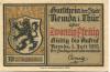 Remda (heute: Rudolstadt) - Stadt - 1.7.1921 - 20 Pfennig 