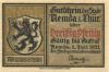 Remda (heute: Rudolstadt) - Stadt - 1.7.1921 - 30 Pfennig 