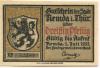 Remda (heute: Rudolstadt) - Stadt - 1.7.1921 - 30 Pfennig 