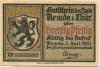 Remda (heute: Rudolstadt) - Stadt - 1.7.1921 - 30 Pfennig