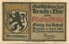 Remda (heute: Rudolstadt) - Stadt - 1.7.1921 - 50 Pfennig