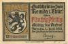 Remda (heute: Rudolstadt) - Stadt - 1.7.1921 - 50 Pfennig