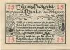 Rieder (heute: Ballenstedt) - 1.9.1921 - 25 Pfennig 