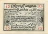 Rieder (heute: Ballenstedt) - 1.9.1921 - 75 Pfennig 