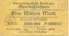 Riedlingen - Oberamtssparkasse - 12.8.1923 - 1 Million Mark 