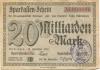 Riedlingen - Oberamtssparkasse - 28.9.1923 - 20 Milliarden Mark 