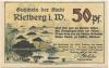 Rietberg - Stadt - 12.5.1921 - 50 Pfennig 