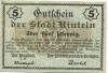 Rinteln - Stadt - September 1917 - 5 Pfennig 