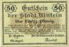 Rinteln - Stadt - September 1917 - 50 Pfennig 