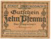 Rodach - Stadt - -- - 10 Pfennig 
