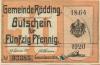 Rödding (heute: DK-Rødding) - 10.2.1920 - 50 Pfennig 