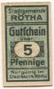 Rötha - Stadt - -- - 5 Pfennig 