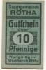 Rötha - Stadt - -- - 10 Pfennig 
