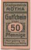 Rötha - Stadt - -- - 50 Pfennig 