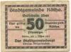 Rötha - Stadt - 1.3.1917 - 50 Pfennig 