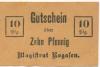 Rogasen (heute: PL-Rogozno) - Stadt - -- - 10 Pfennig 