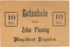 Rogasen (heute: PL-Rogozno) - Stadt - -- - 10 Pfennig 