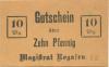 Rogasen (heute: PL-Rogozno) - Stadt - -- - 10 Pfennig 