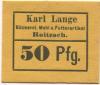 Roitzsch (heute: Sandersdorf-Brehna) - Lange, Karl, Bäckerei, Mehl und Futterartikel - -- - 50 Pfennig 
