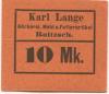Roitzsch (heute: Sandersdorf-Brehna) - Lange, Karl, Bäckerei, Mehl und Futterartikel - -- - 10 Mark 