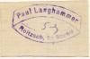 Roitzsch (heute: Sandersdorf-Brehna) - Langhammer, Paul - -- - 5 Pfennig 