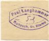 Roitzsch (heute: Sandersdorf-Brehna) - Langhammer, Paul - -- - 5 Pfennig 