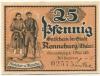 Ronneburg - Stadt - 1.5.1921 - 25 Pfennig 