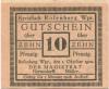 Rosenberg (heute: PL-Susz) - Stadt - 1.10.1920 - 10 Pfennig