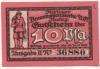 Rositz - Rositzer Braunkohlenwerke AG - - 30.6.1922 - 10 Pfennig 
