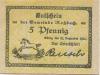 Roßbach (heute: Braunsbedra) - Gemeinde - - 31.12.1921  - 5 Pfennig 