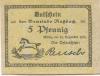 Roßbach (heute: Braunsbedra) - Gemeinde - - 31.12.1921  - 5 Pfennig 
