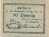 Roßbach (heute: Braunsbedra) - Gemeinde - - 31.12.1921 - 50 Pfennig