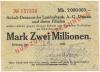 Roßlau - Bathge, Gustav, Feilenfabrik und Dampfschleiferei - 12.9.1923 - 2 Millionen Mark 