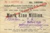 Roßlau - Kohl, Richard, Faßfabrik, Sägewerk, Holzhandel GmbH, Magdeburger Str. - 4.9.1923 - 1 Million Mark 
