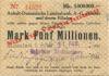 Roßlau - Sachsenberg, Gebrüder, AG - 31.8.1923 - 5 Millionen Mark