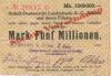 Roßlau - Sachsenberg, Gebrüder, AG - 7.9.1923 - 5 Millionen Mark 