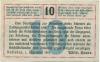 Roßleben - Sauer, Wilhelm, Buchdruckerei und Verlag - 1.12.1919 - 10 Pfennig