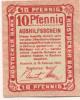 Rostock - Rostocker Bank - 5.2.1920 - 31.3.1921 - 10 Pfennig 