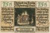 Rotenburg - Kreissparkasse und Fleckensparkasse - 1.1.1921 - 75 Pfennig 