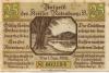 Rotenburg - Kreissparkasse, Fleckensparkasse und Genossenschaftsbank für Landwirtschaft, Handel und Gewerbe - 1.1.1920 - 25 Pfennig