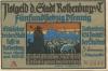 Rothenburg - Stadt - 24.6.1921 - 75 Pfennig 