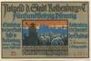 Rothenburg - Stadt - 24.6.1921 - 75 Pfennig 