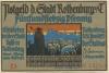 Rothenburg - Stadt - 24.6.1921 - 75 Pfennig 