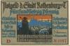 Rothenburg - Stadt - 24.6.1921 - 75 Pfennig 