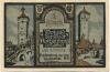 Rothenburg - Stadt - 24.6.1921 - 1 Mark 