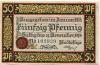 Rottweil - Stadt - Januar 1918 - 31.12.1919 - 50 Pfennig 