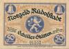 Rudolstadt - Stadt - 16.8.1921 - 50 Pfennig 